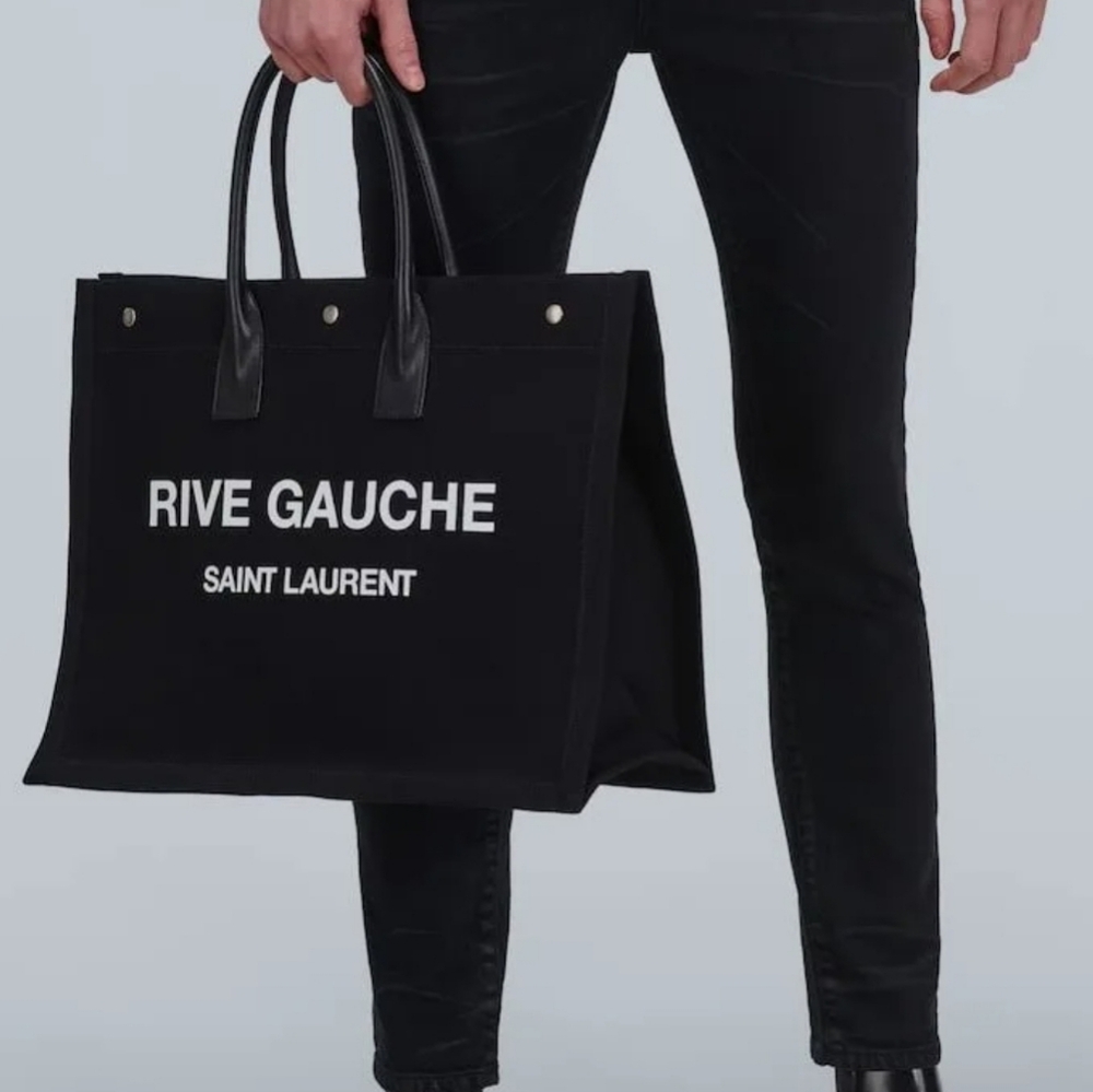Authentic Saint Laurent Rive Gauche Black Tote